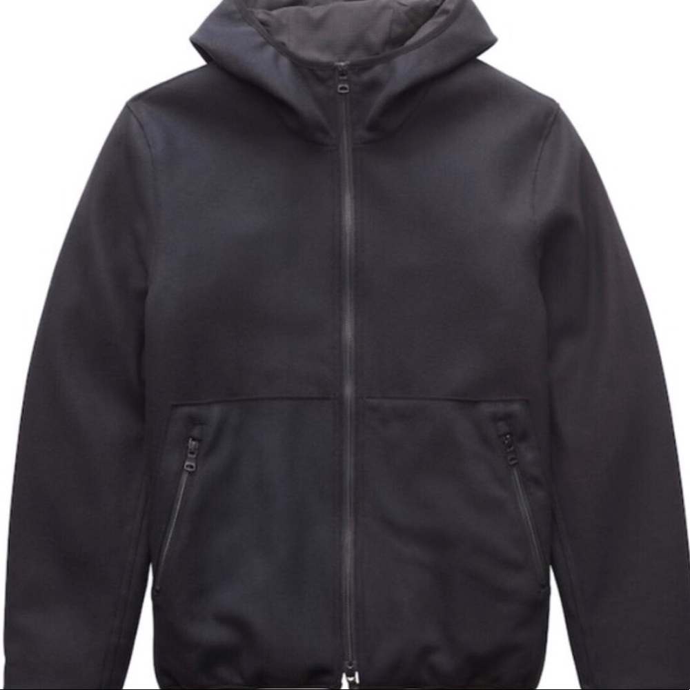 Banana Republic Italian knit wool hooded jacket